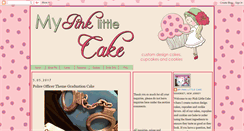 Desktop Screenshot of mypinklittlecake.com